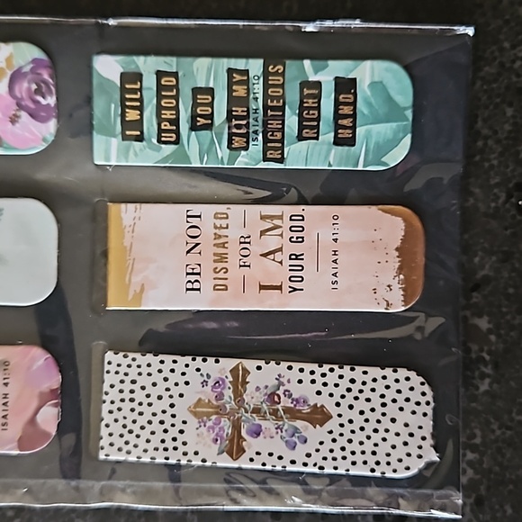 Magnetic Religious Bookmark Set of 6 NEW - Picture 3 of 5